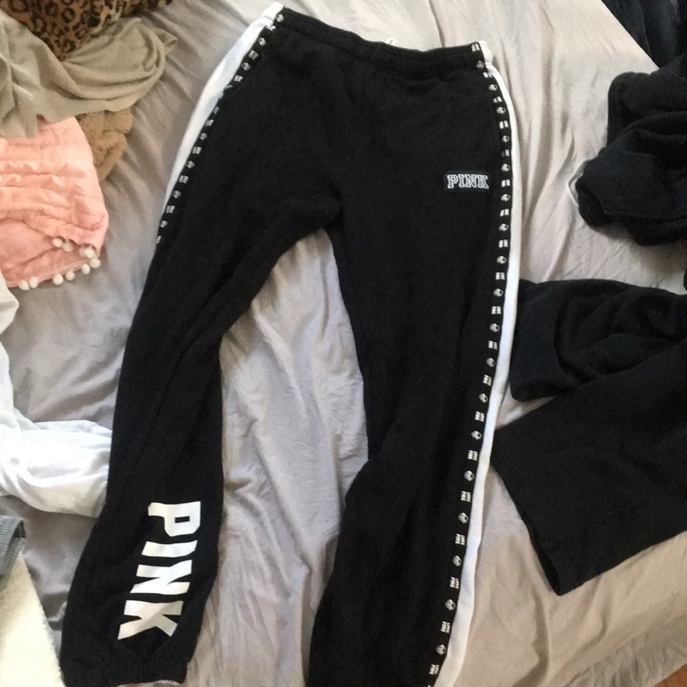 Pink sweatpants
